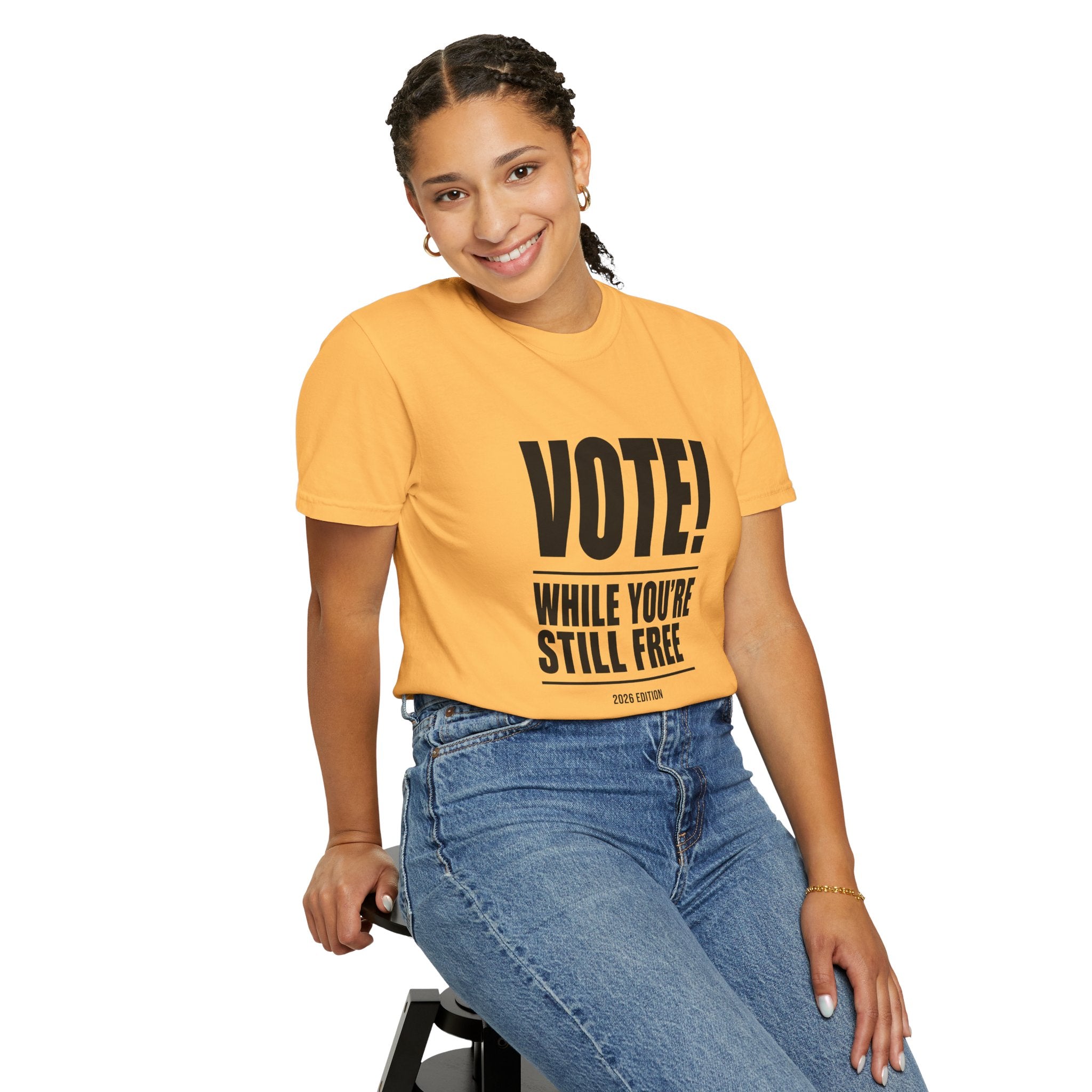 Vote While You're Still Free Unisex T-shirt - Multiple-Colors (#D215)