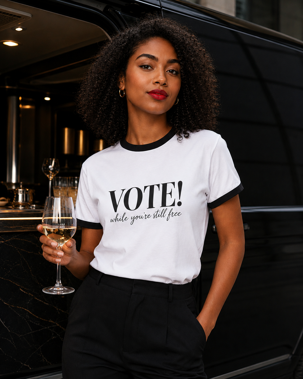 Women's Vote While You Still Can Tee (#D217)