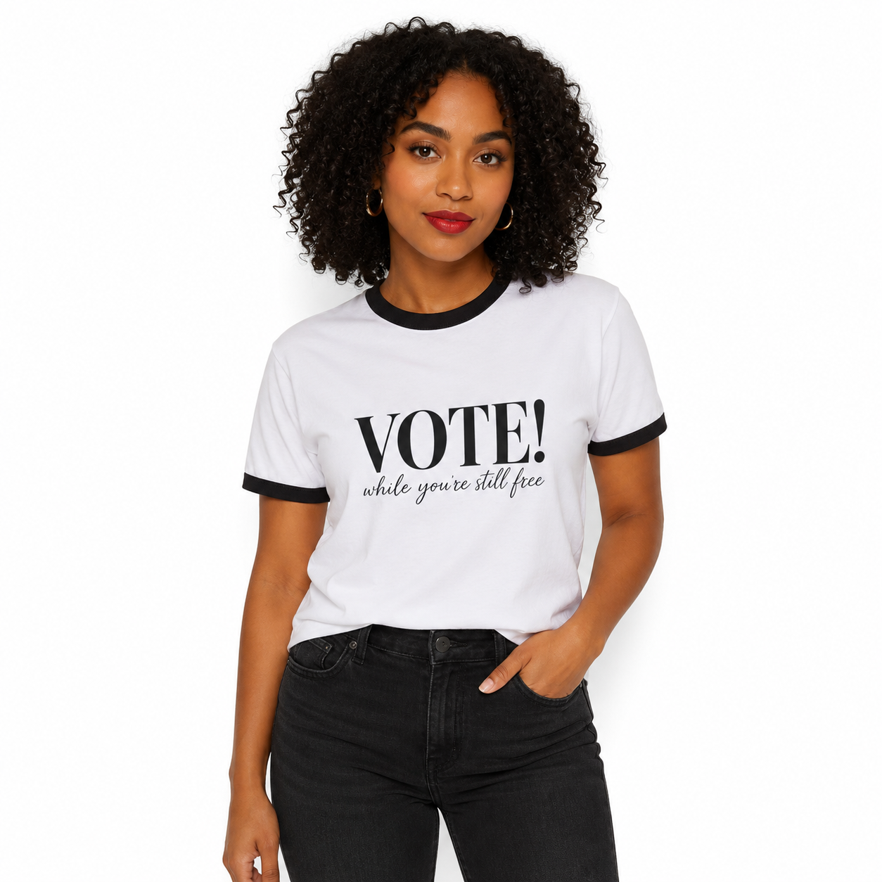 Women's Vote While You Still Can Tee (#D217)
